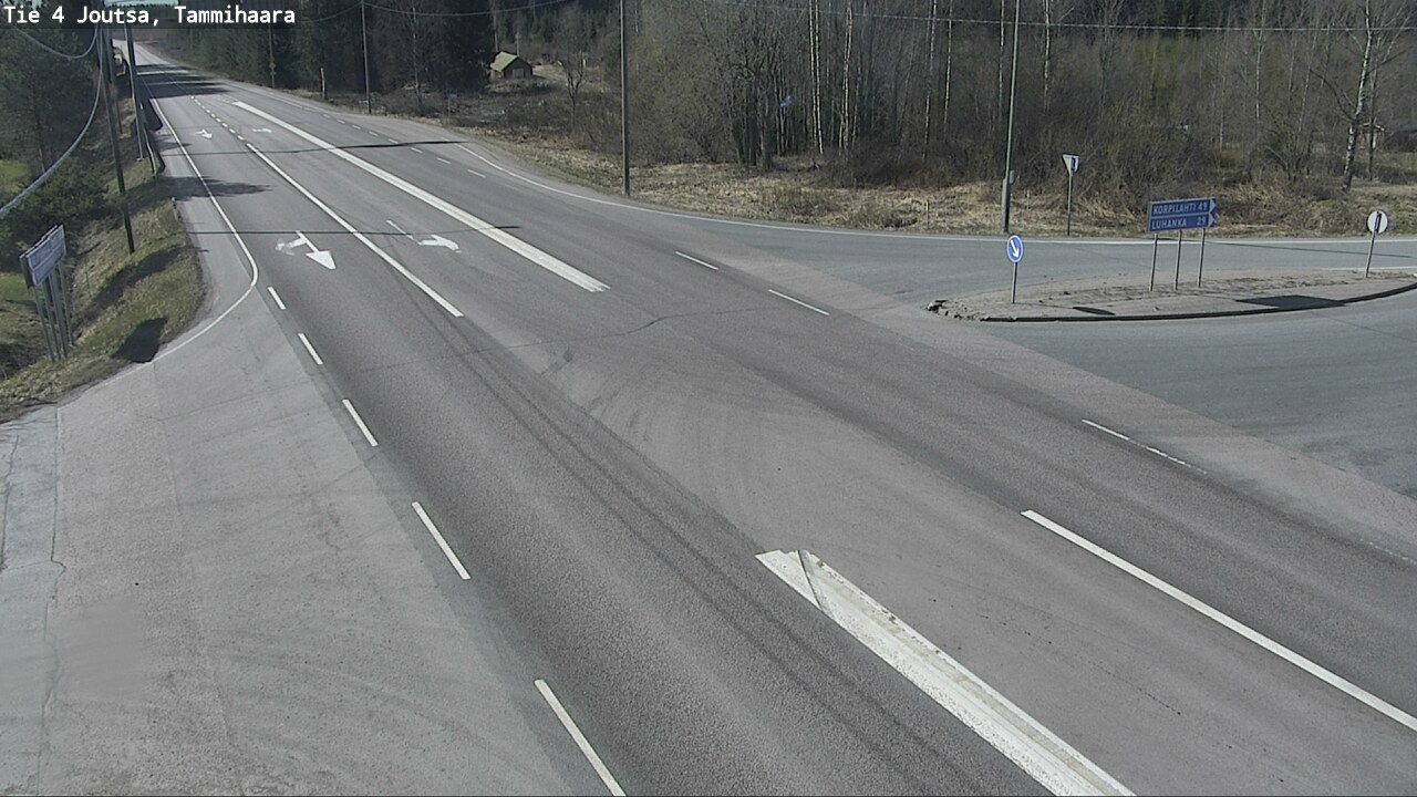 Weather Camera Image Väg 4 Joutsa, Tammilahti, Joutsa, Keski-Suomi