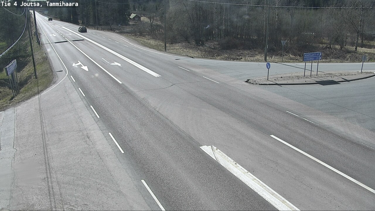 Weather Camera Image Väg 4 Joutsa, Tammilahti, Joutsa, Keski-Suomi