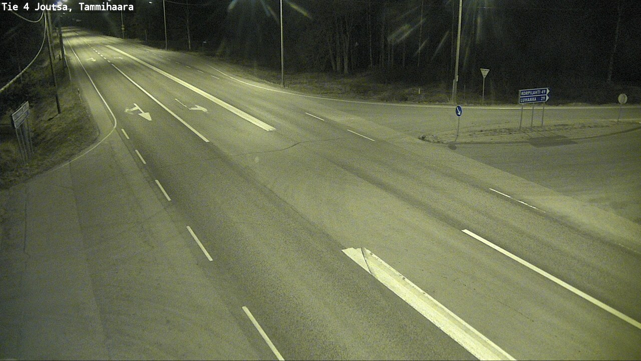 Weather Camera Image Väg 4 Joutsa, Tammilahti, Joutsa, Keski-Suomi