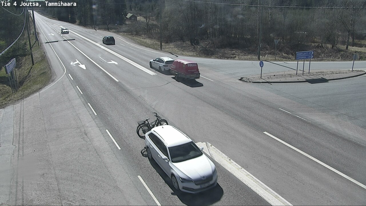 Weather Camera Image Väg 4 Joutsa, Tammilahti, Joutsa, Keski-Suomi