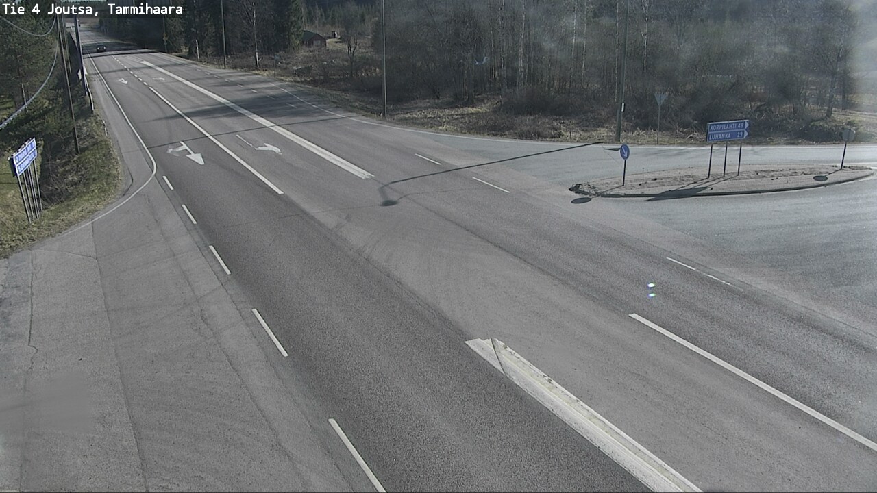 Weather Camera Image Väg 4 Joutsa, Tammilahti, Joutsa, Keski-Suomi