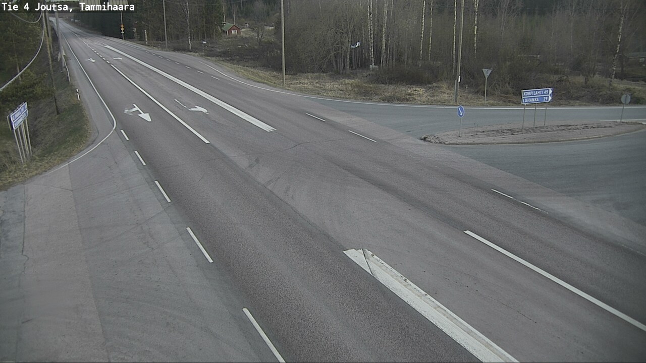 Weather Camera Image Väg 4 Joutsa, Tammilahti, Joutsa, Keski-Suomi
