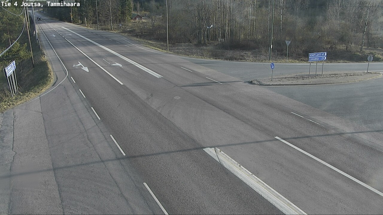 Weather Camera Image Väg 4 Joutsa, Tammilahti, Joutsa, Keski-Suomi