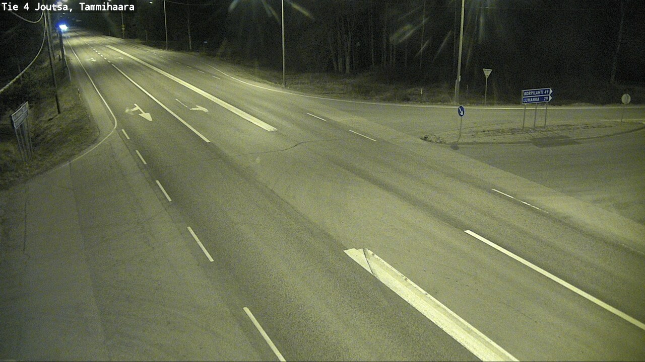 Weather Camera Image Väg 4 Joutsa, Tammilahti, Joutsa, Keski-Suomi