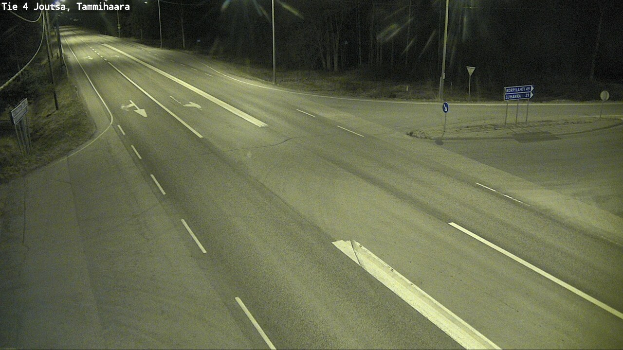 Weather Camera Image Väg 4 Joutsa, Tammilahti, Joutsa, Keski-Suomi