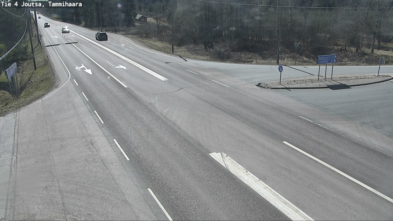 Weather Camera Image Väg 4 Joutsa, Tammilahti, Joutsa, Keski-Suomi