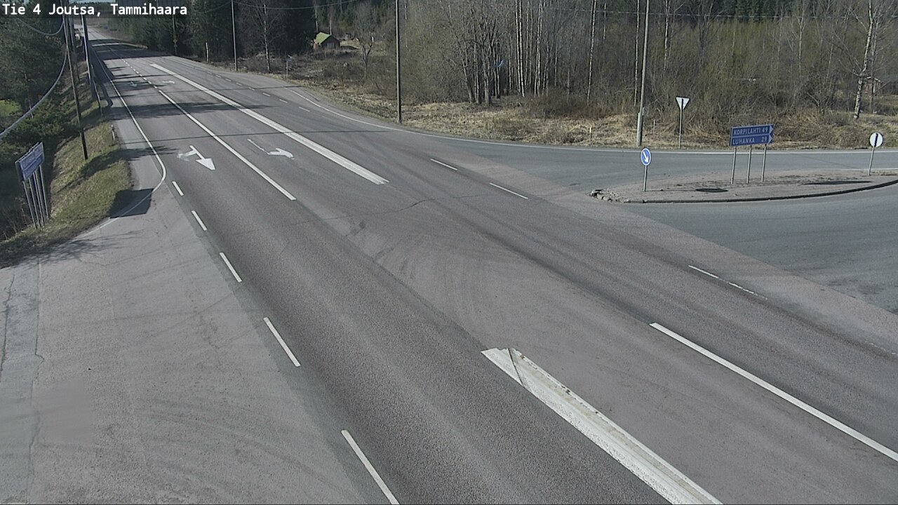 Weather Camera Image Väg 4 Joutsa, Tammilahti, Joutsa, Keski-Suomi