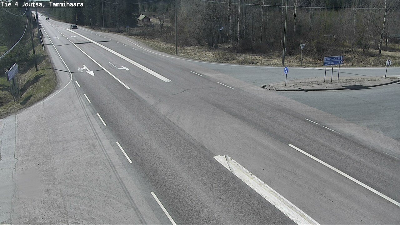 Weather Camera Image Väg 4 Joutsa, Tammilahti, Joutsa, Keski-Suomi