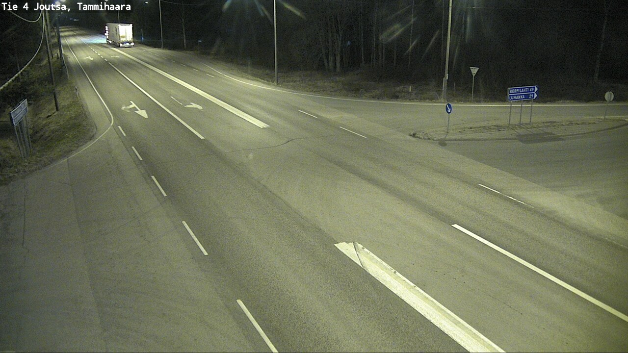 Weather Camera Image Väg 4 Joutsa, Tammilahti, Joutsa, Keski-Suomi