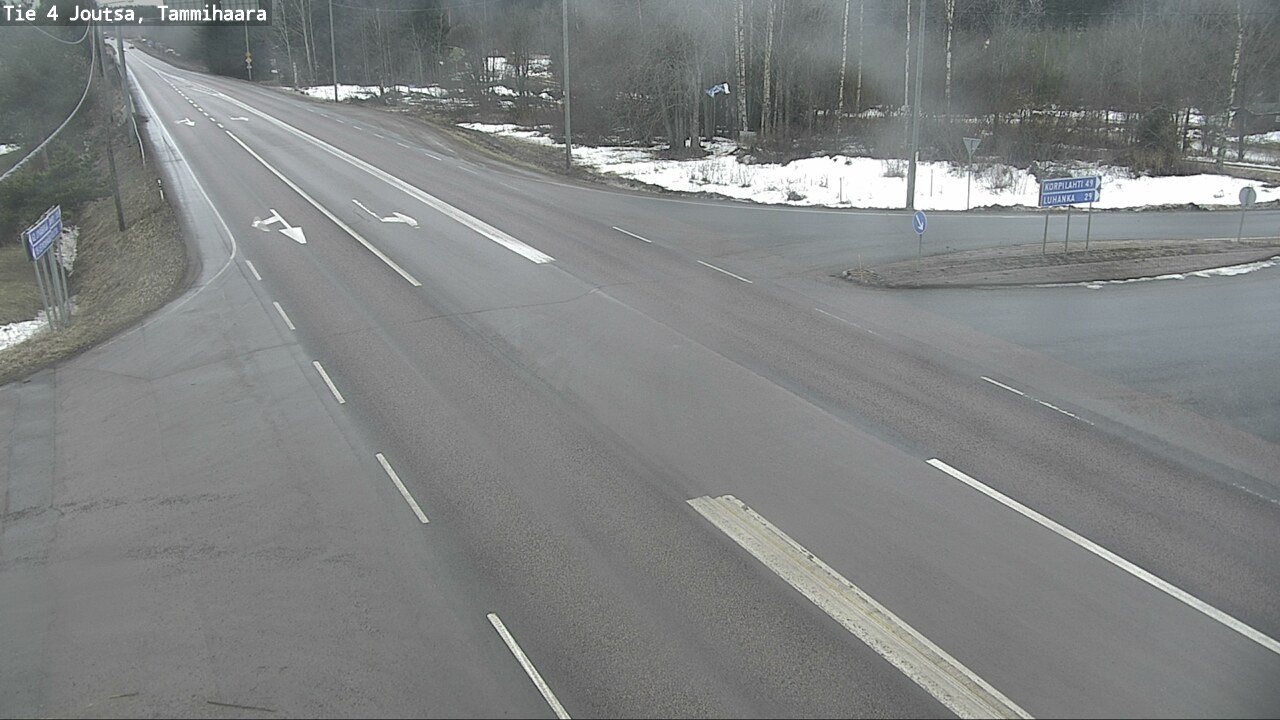 Weather Camera Image Road 4 Joutsa, Tammilahti, Joutsa, Keski-Suomi