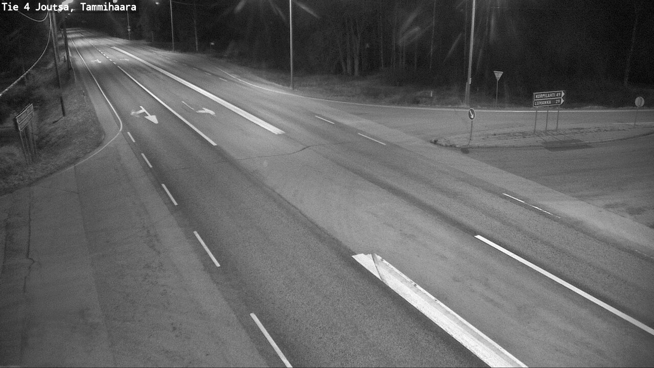 Weather Camera Image Väg 4 Joutsa, Tammilahti, Joutsa, Keski-Suomi