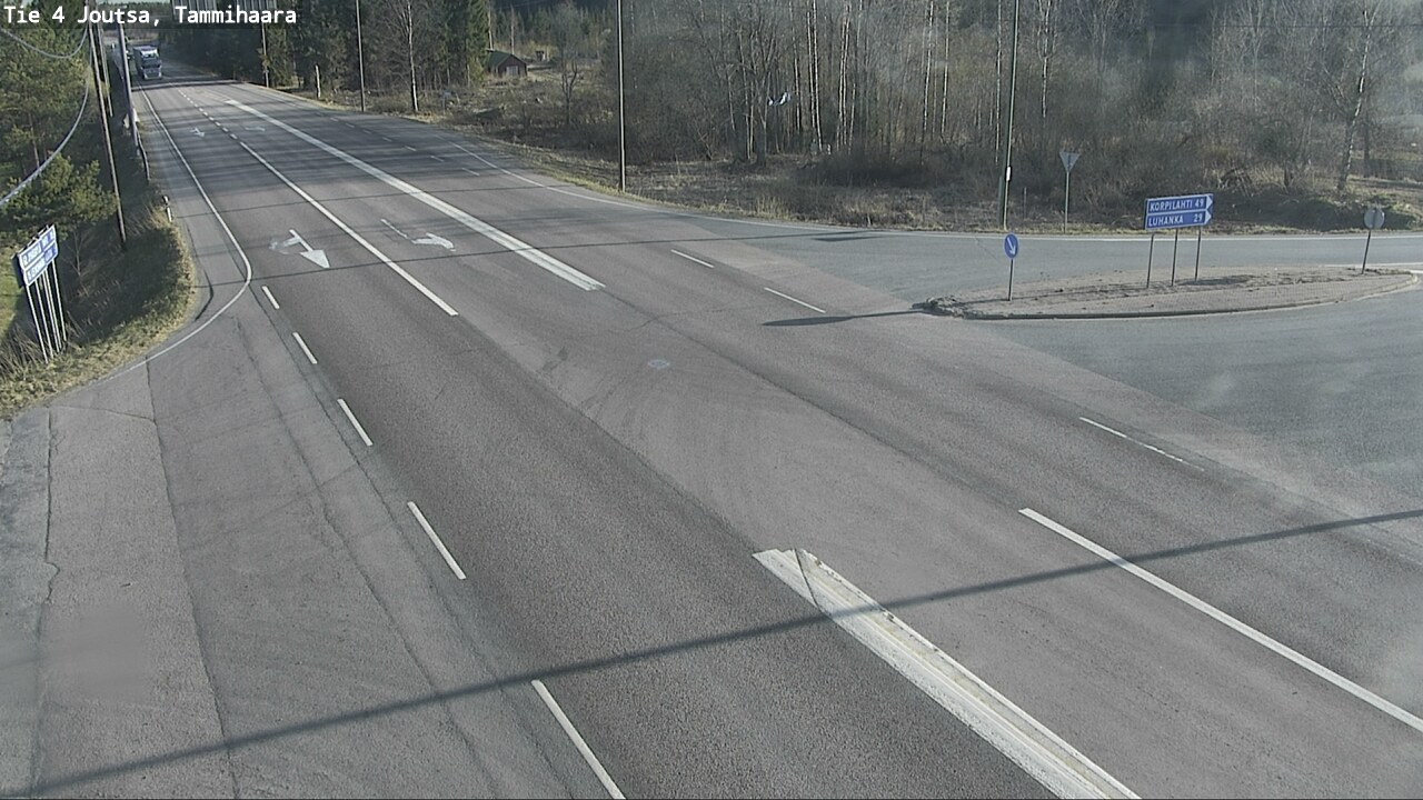 Weather Camera Image Väg 4 Joutsa, Tammilahti, Joutsa, Keski-Suomi