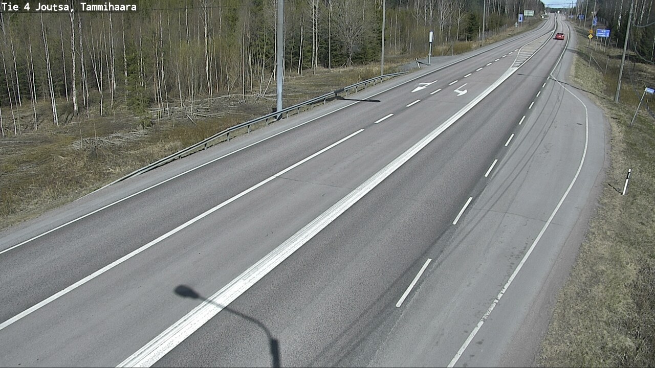 Weather Camera Image Väg 4 Joutsa, Tammilahti, Joutsa, Keski-Suomi