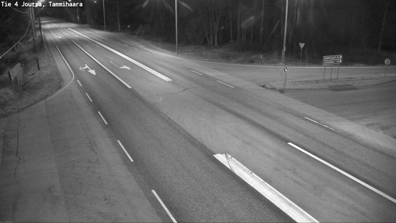 Weather Camera Image Väg 4 Joutsa, Tammilahti, Joutsa, Keski-Suomi