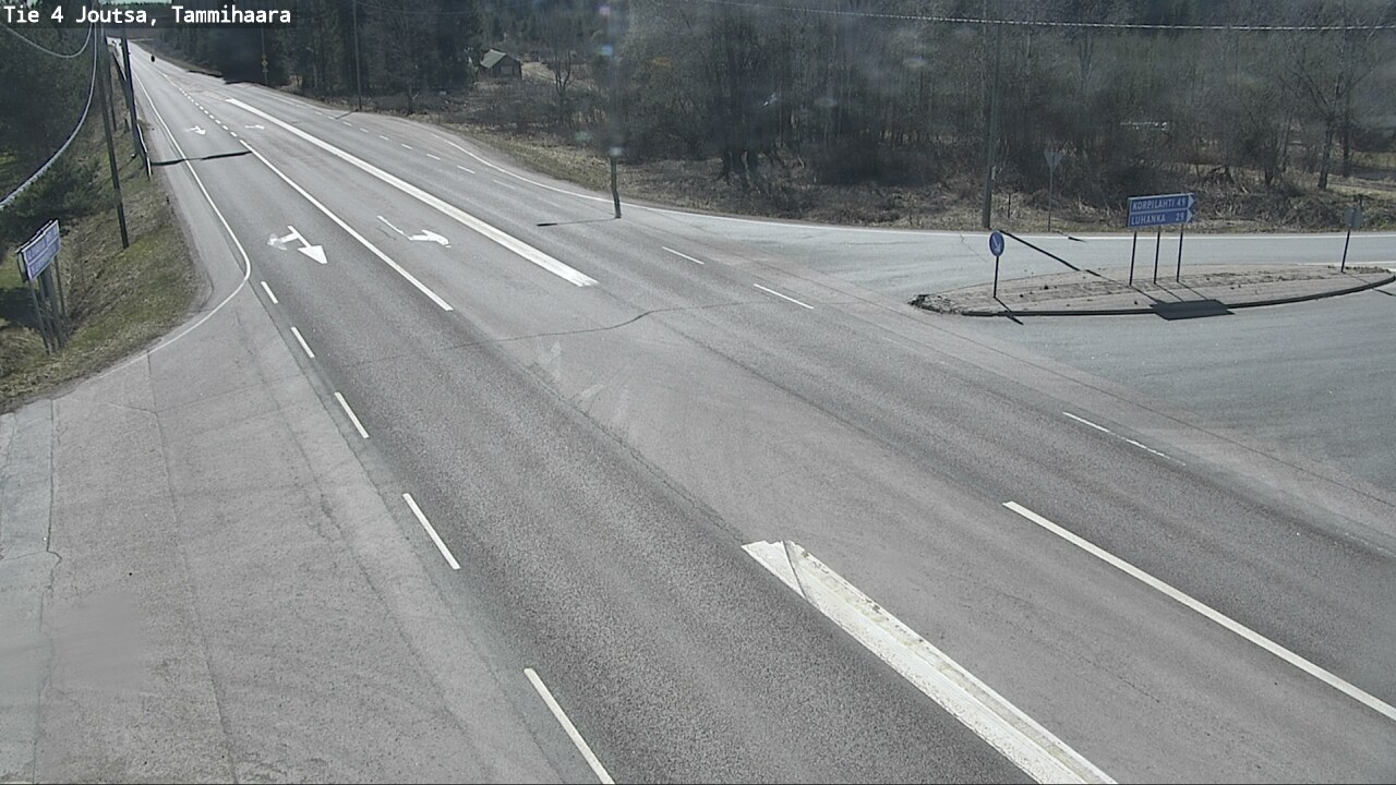 Weather Camera Image Väg 4 Joutsa, Tammilahti, Joutsa, Keski-Suomi