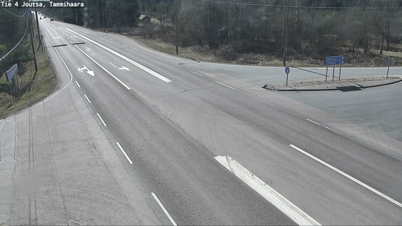 Weather Camera Image Väg 4 Joutsa, Tammilahti, Joutsa, Keski-Suomi