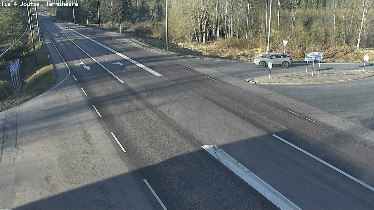 Weather Camera Image Väg 4 Joutsa, Tammilahti, Joutsa, Keski-Suomi