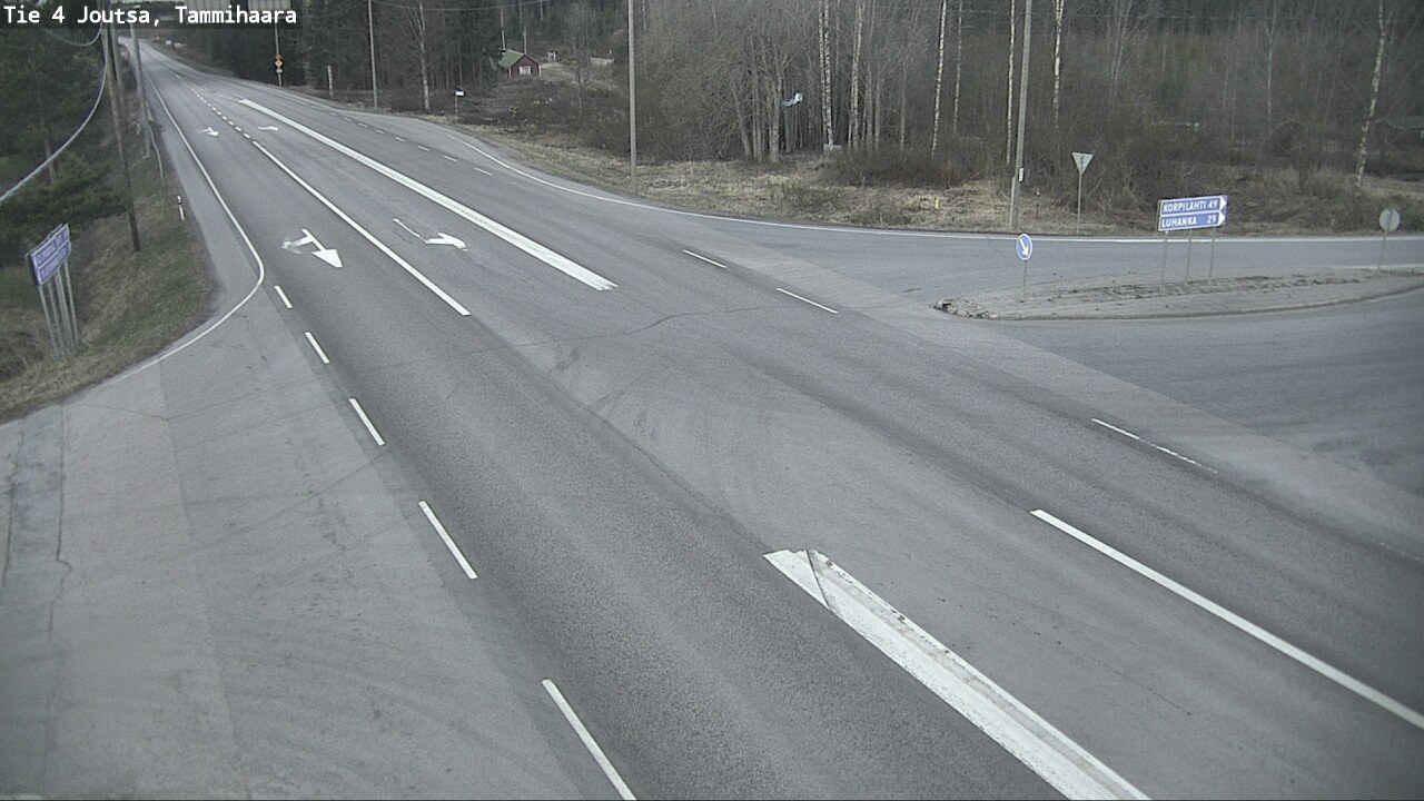 Weather Camera Image Road 4 Joutsa, Tammilahti, Joutsa, Keski-Suomi