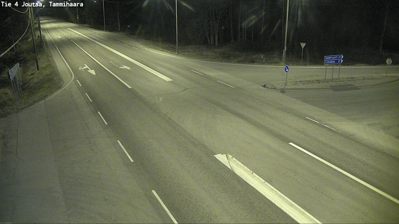 Weather Camera Image Road 4 Joutsa, Tammilahti, Joutsa, Keski-Suomi