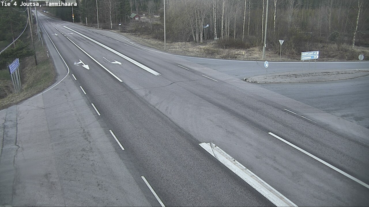 Weather Camera Image Väg 4 Joutsa, Tammilahti, Joutsa, Keski-Suomi