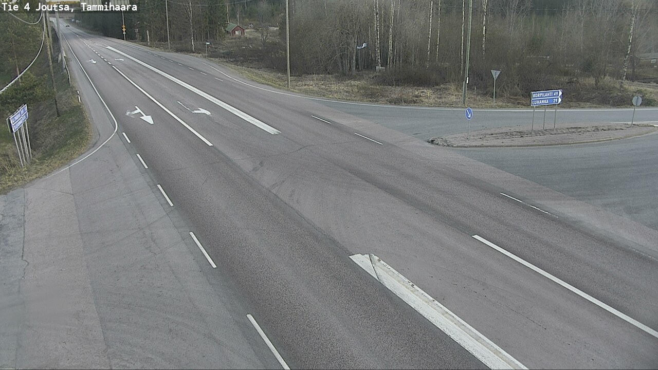 Weather Camera Image Väg 4 Joutsa, Tammilahti, Joutsa, Keski-Suomi