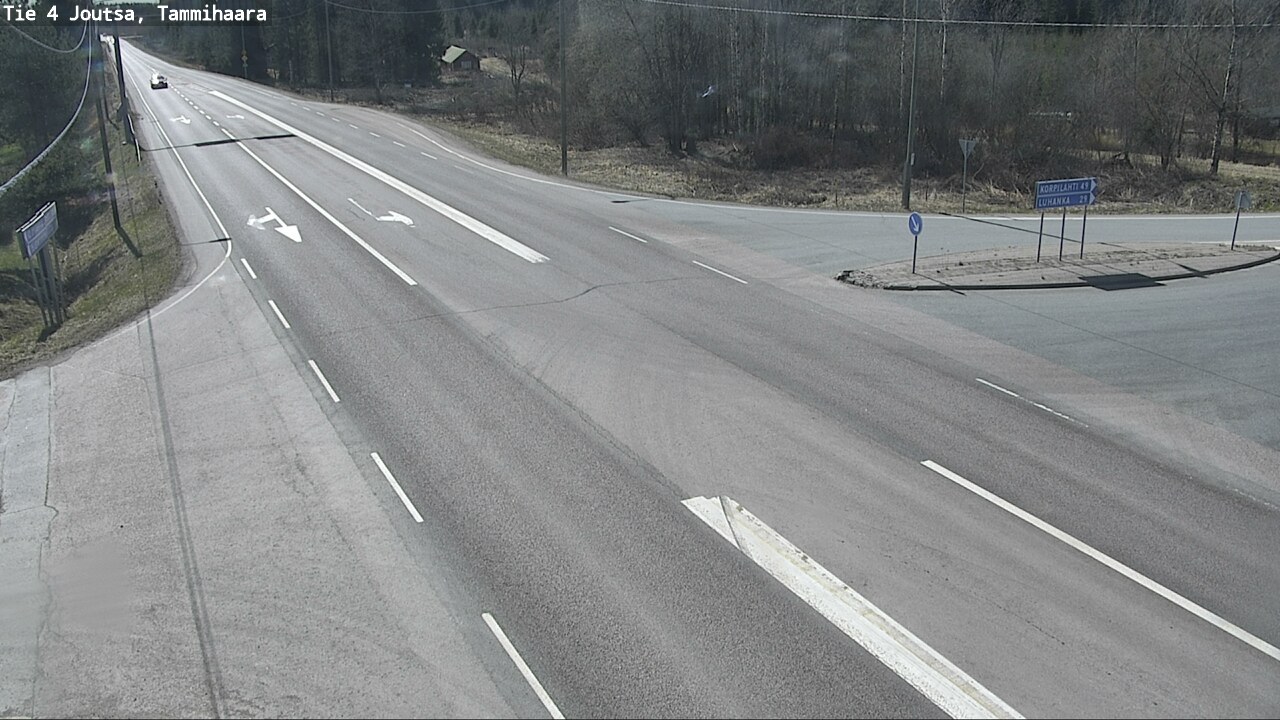 Weather Camera Image Väg 4 Joutsa, Tammilahti, Joutsa, Keski-Suomi
