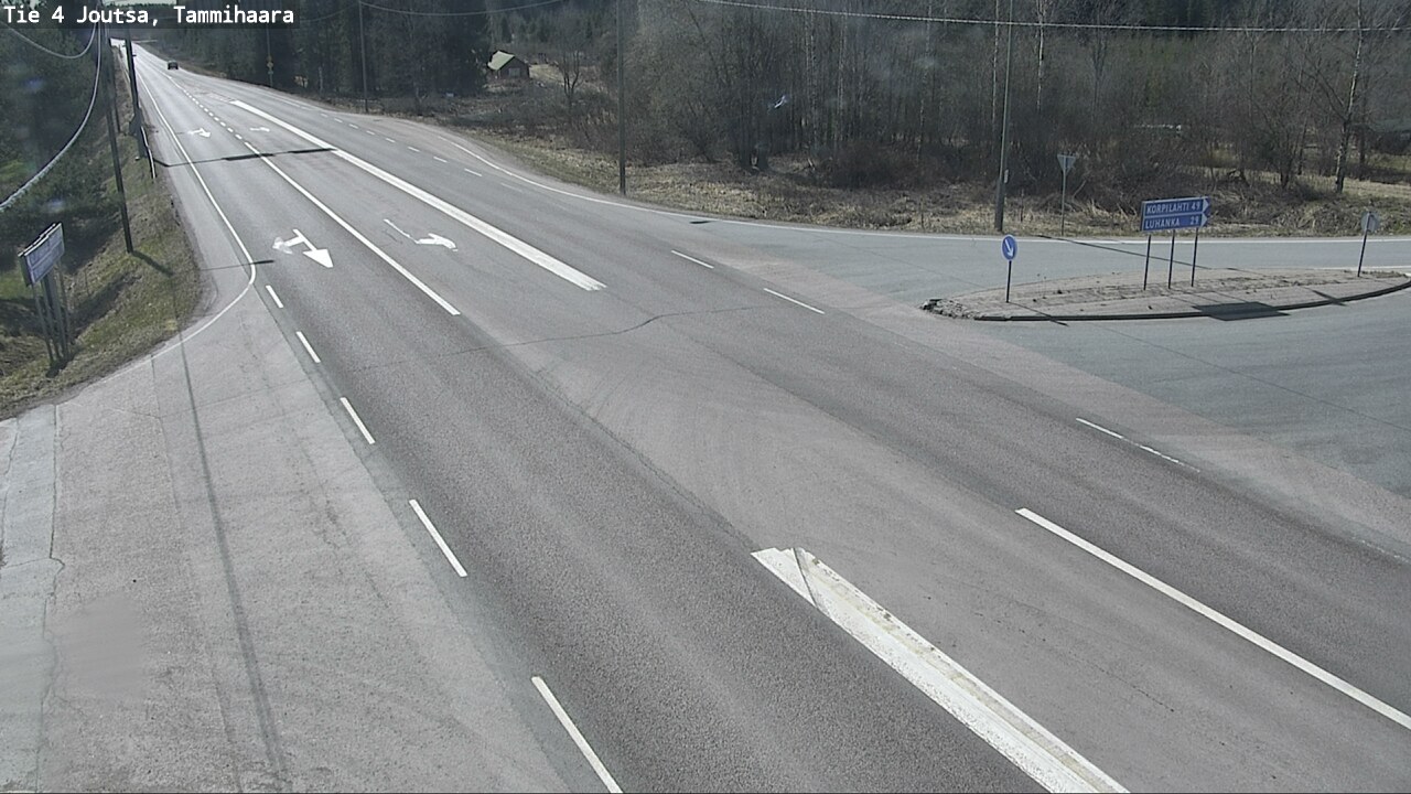 Weather Camera Image Väg 4 Joutsa, Tammilahti, Joutsa, Keski-Suomi