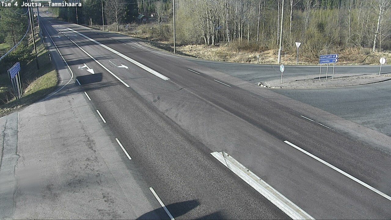 Weather Camera Image Väg 4 Joutsa, Tammilahti, Joutsa, Keski-Suomi
