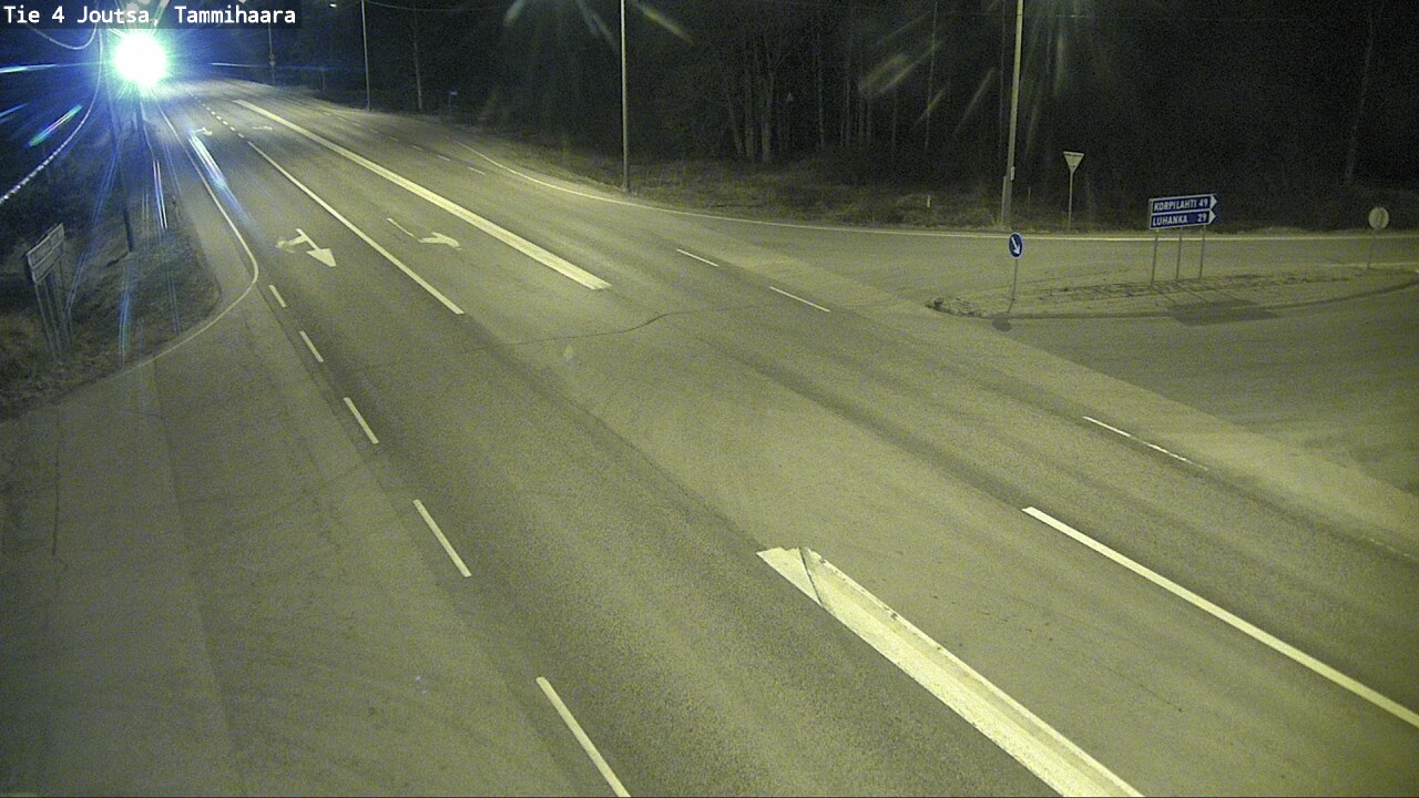 Weather Camera Image Väg 4 Joutsa, Tammilahti, Joutsa, Keski-Suomi