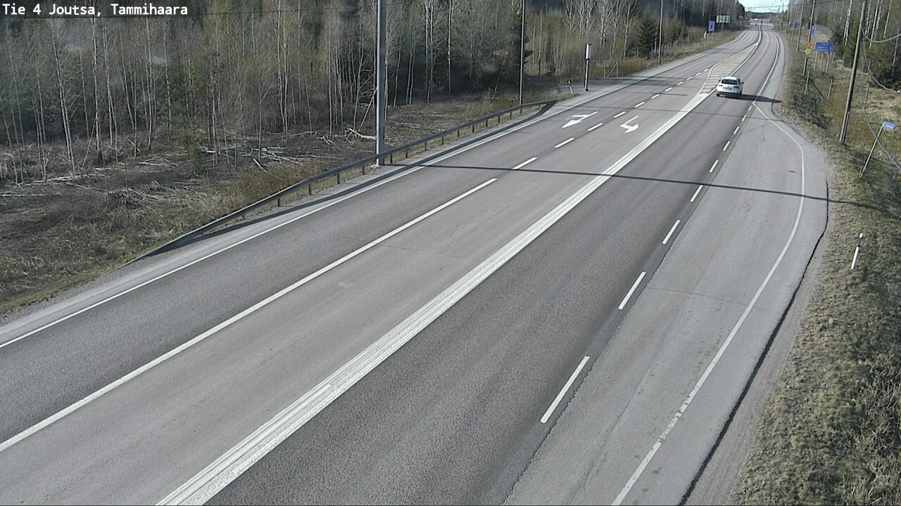 Weather Camera Image Väg 4 Joutsa, Tammilahti, Joutsa, Keski-Suomi
