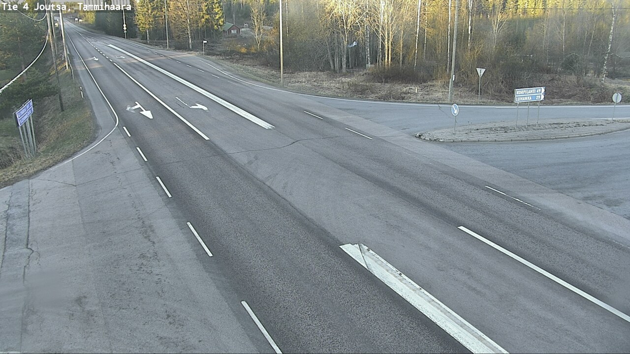 Weather Camera Image Väg 4 Joutsa, Tammilahti, Joutsa, Keski-Suomi