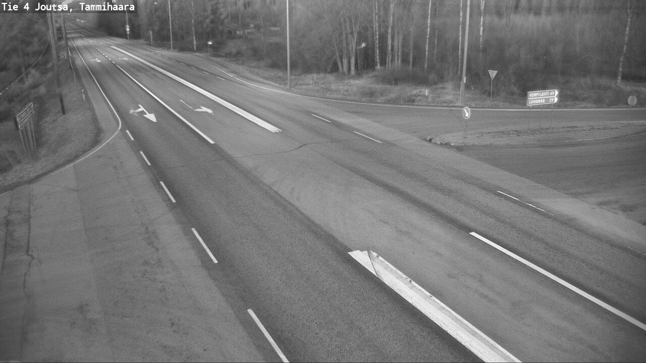 Weather Camera Image Väg 4 Joutsa, Tammilahti, Joutsa, Keski-Suomi