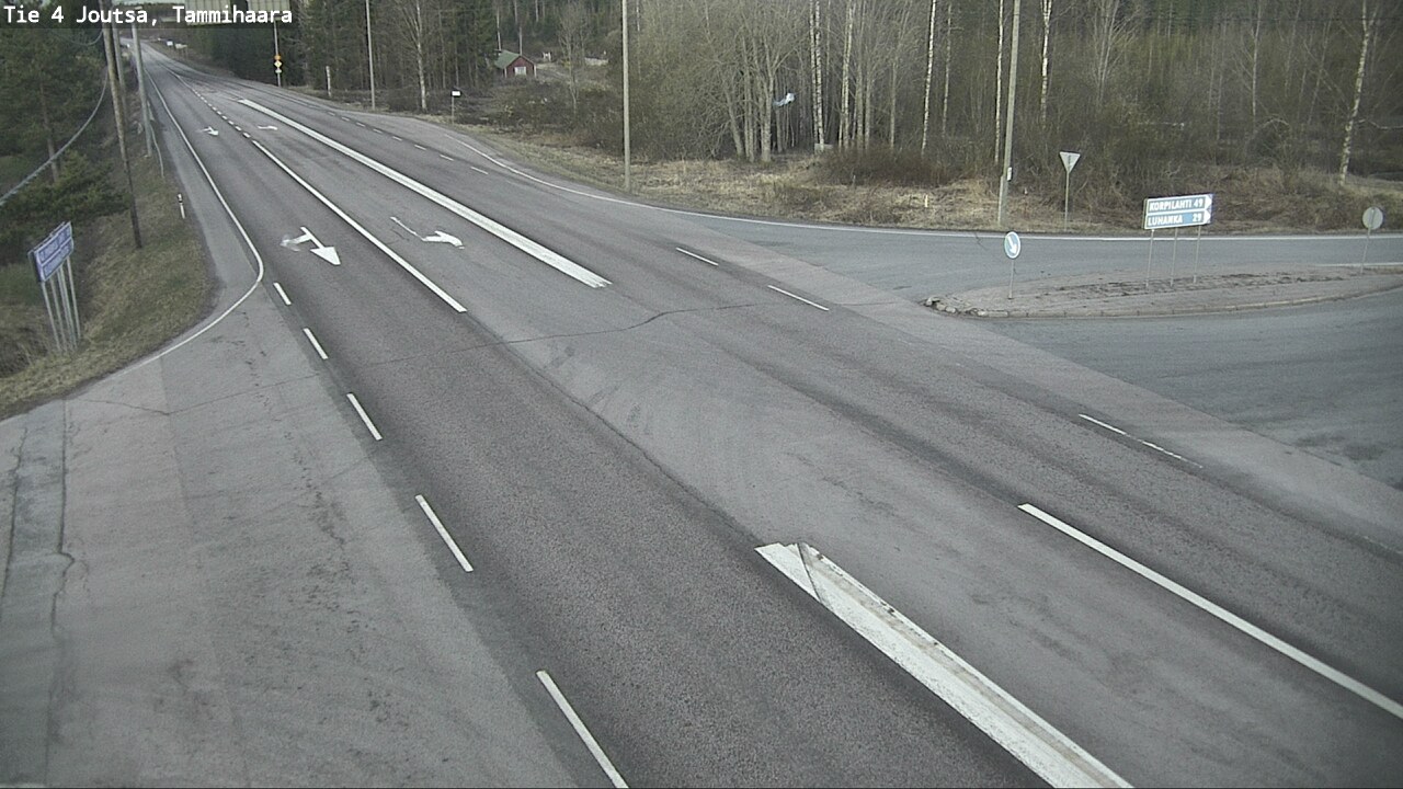 Weather Camera Image Väg 4 Joutsa, Tammilahti, Joutsa, Keski-Suomi