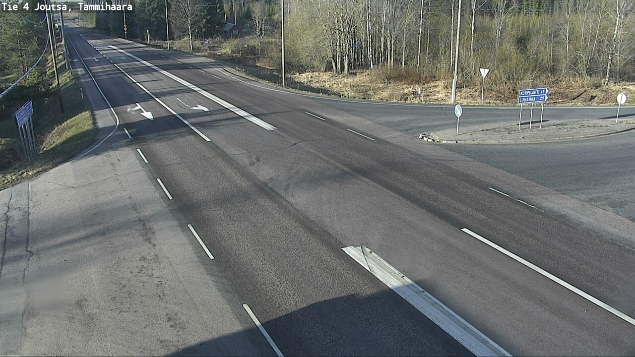 Weather Camera Image Väg 4 Joutsa, Tammilahti, Joutsa, Keski-Suomi