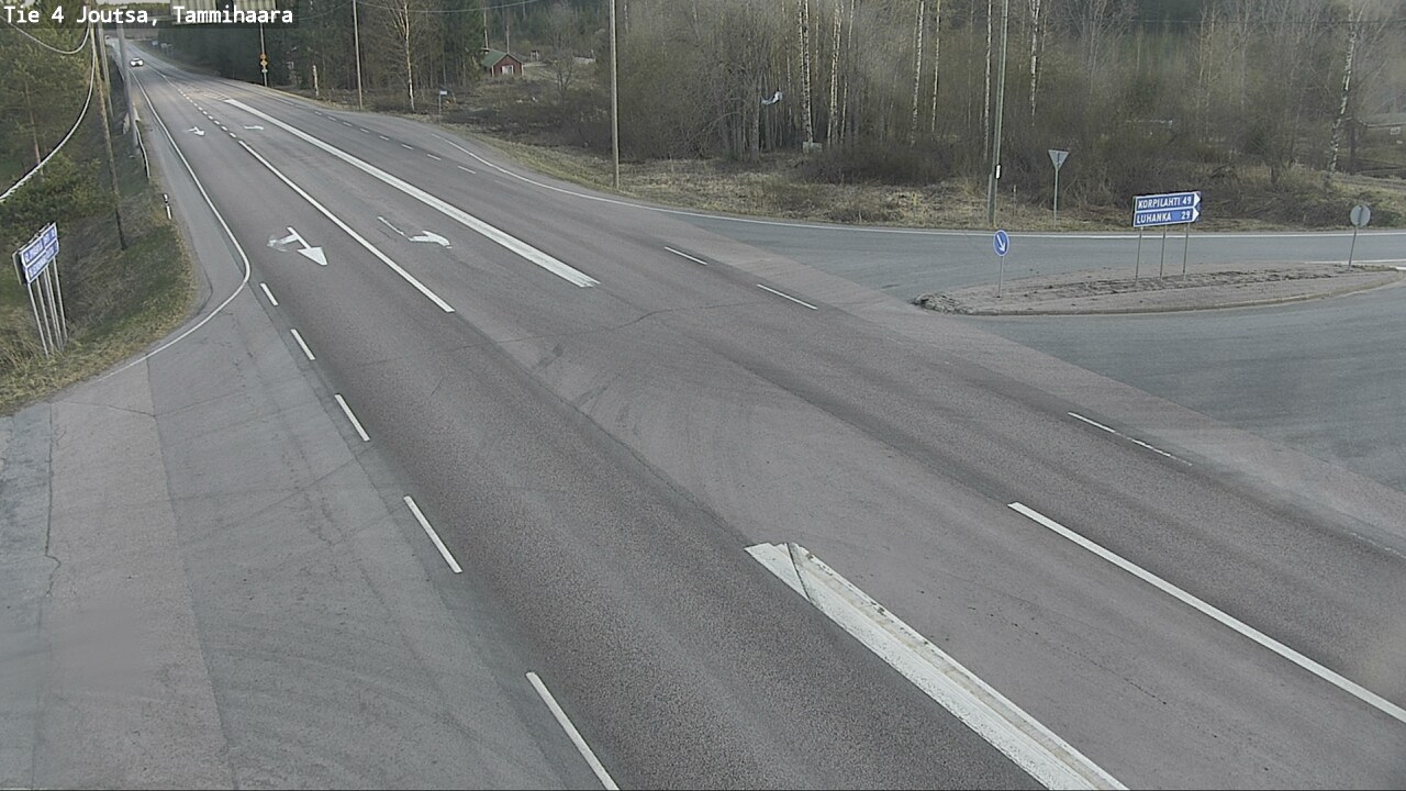 Weather Camera Image Väg 4 Joutsa, Tammilahti, Joutsa, Keski-Suomi