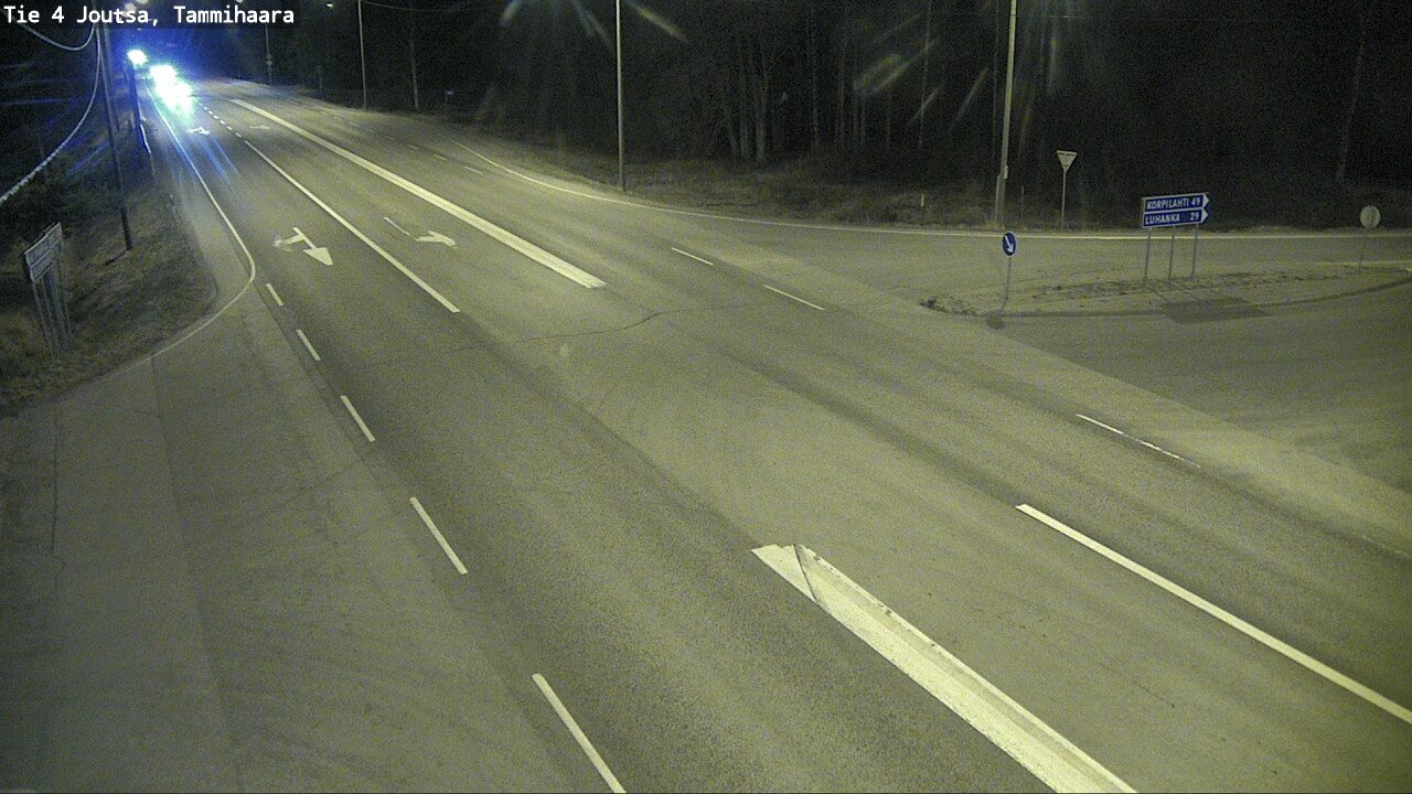 Weather Camera Image Väg 4 Joutsa, Tammilahti, Joutsa, Keski-Suomi