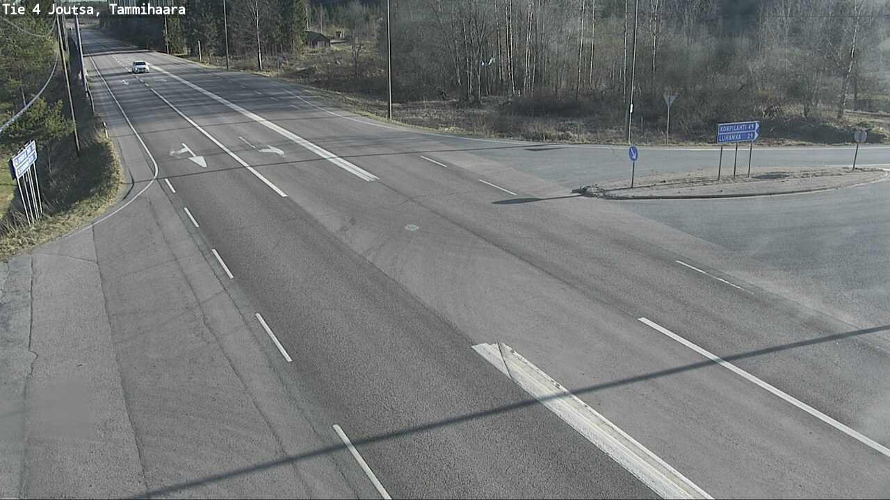 Weather Camera Image Väg 4 Joutsa, Tammilahti, Joutsa, Keski-Suomi