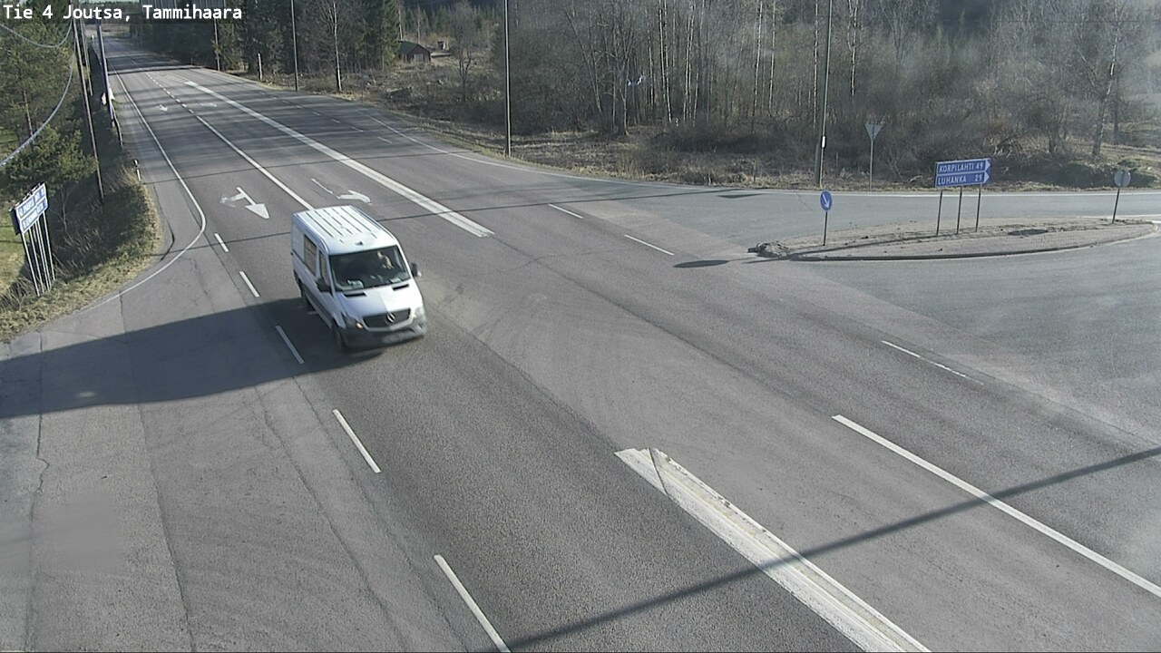 Weather Camera Image Väg 4 Joutsa, Tammilahti, Joutsa, Keski-Suomi