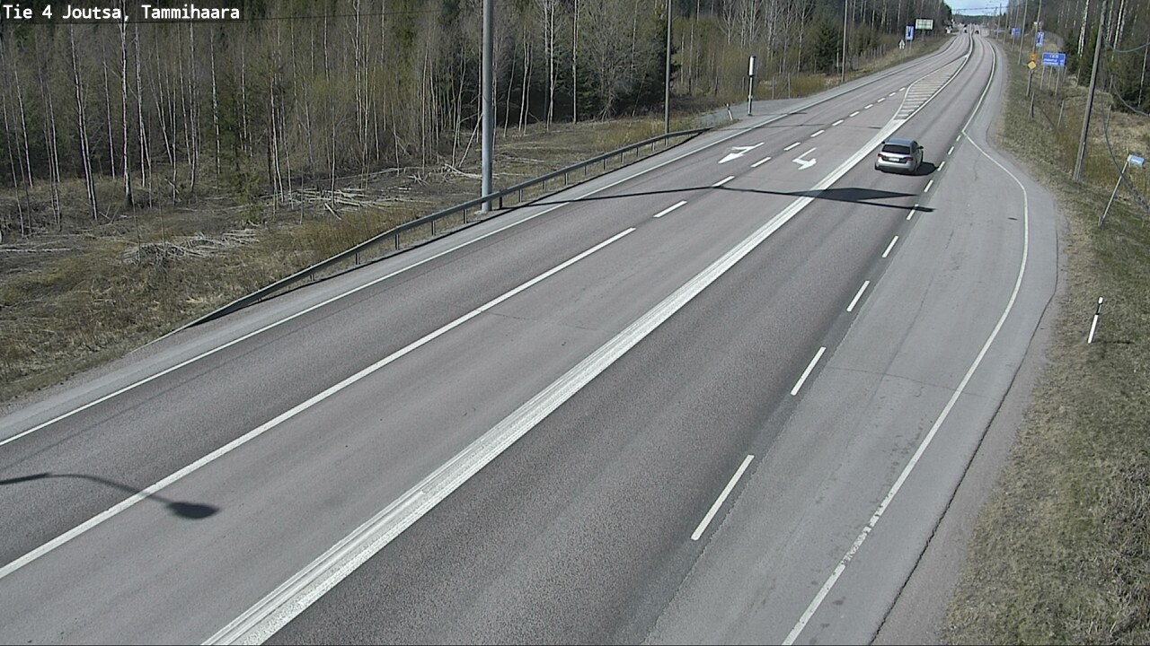 Weather Camera Image Väg 4 Joutsa, Tammilahti, Joutsa, Keski-Suomi