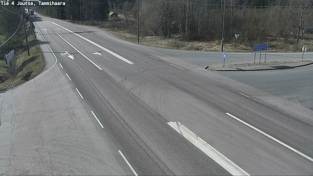 Weather Camera Image Väg 4 Joutsa, Tammilahti, Joutsa, Keski-Suomi