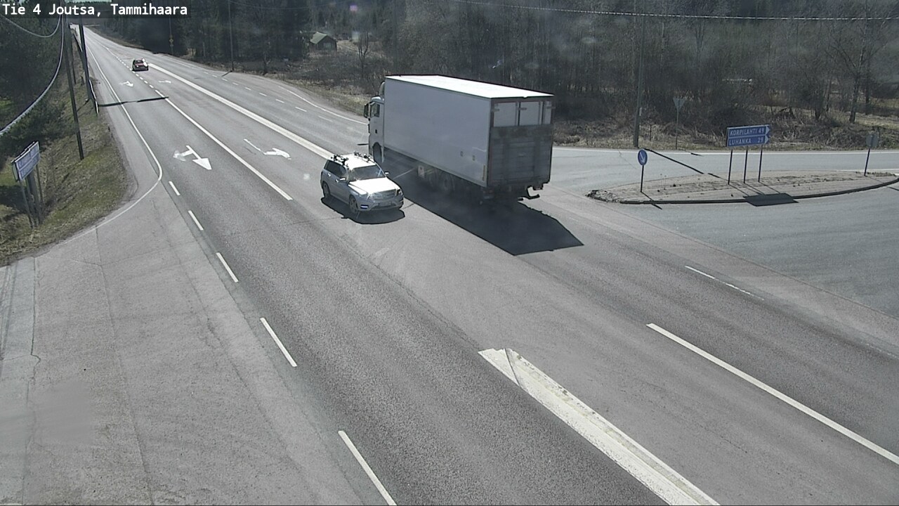 Weather Camera Image Väg 4 Joutsa, Tammilahti, Joutsa, Keski-Suomi