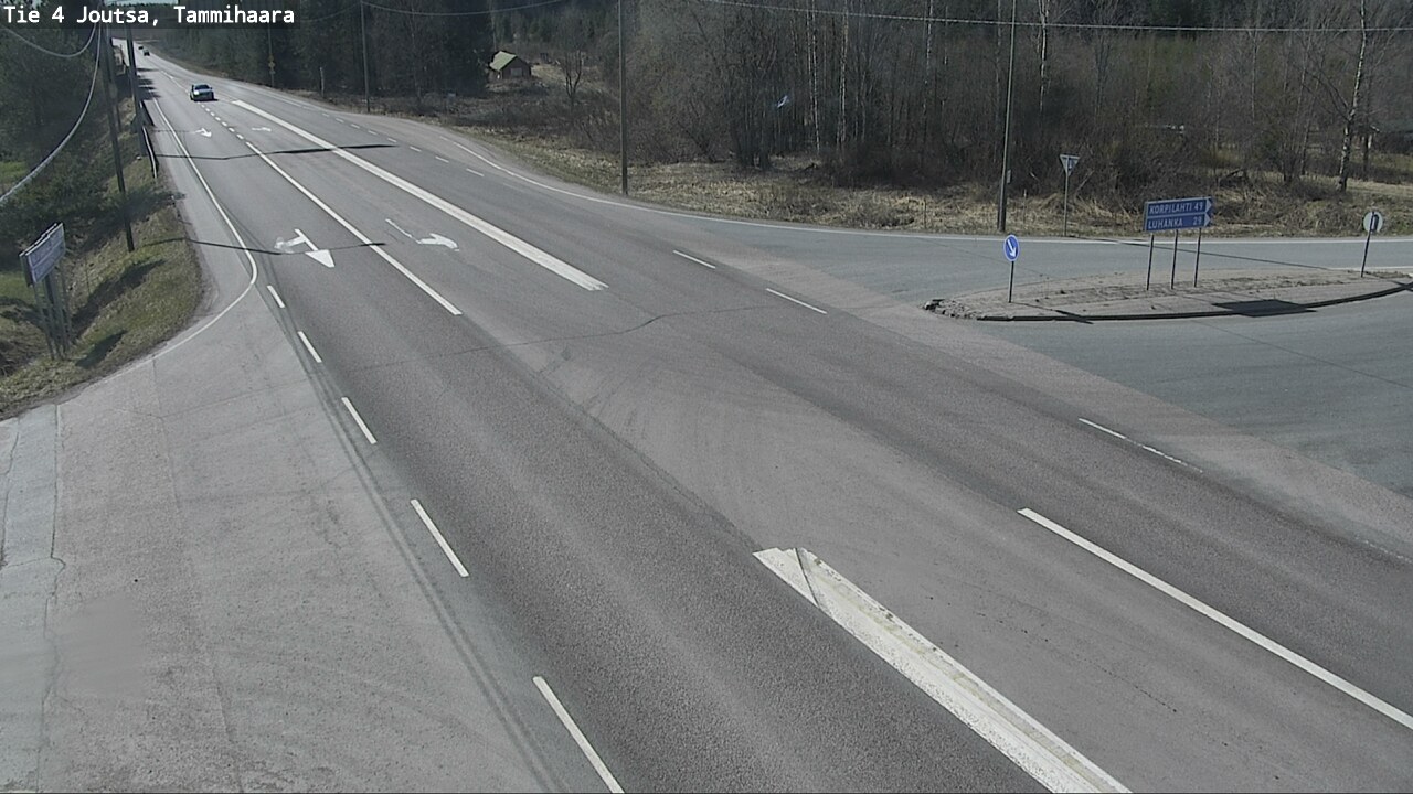 Weather Camera Image Väg 4 Joutsa, Tammilahti, Joutsa, Keski-Suomi