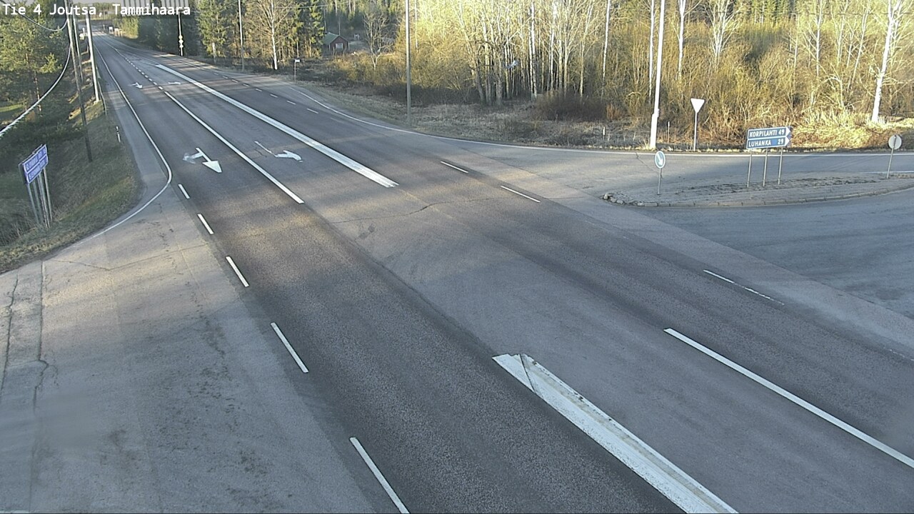 Weather Camera Image Väg 4 Joutsa, Tammilahti, Joutsa, Keski-Suomi