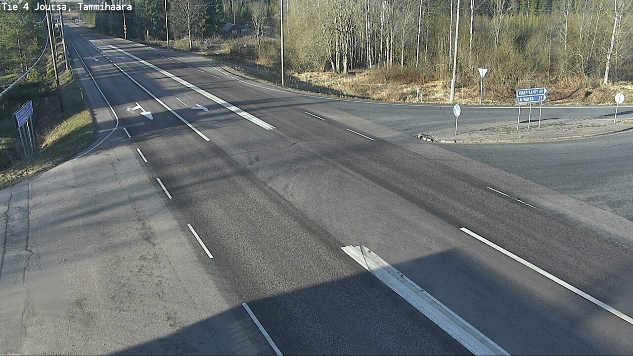 Weather Camera Image Väg 4 Joutsa, Tammilahti, Joutsa, Keski-Suomi
