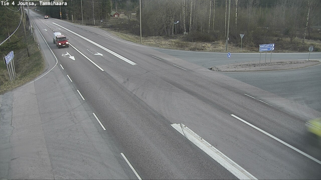 Weather Camera Image Väg 4 Joutsa, Tammilahti, Joutsa, Keski-Suomi