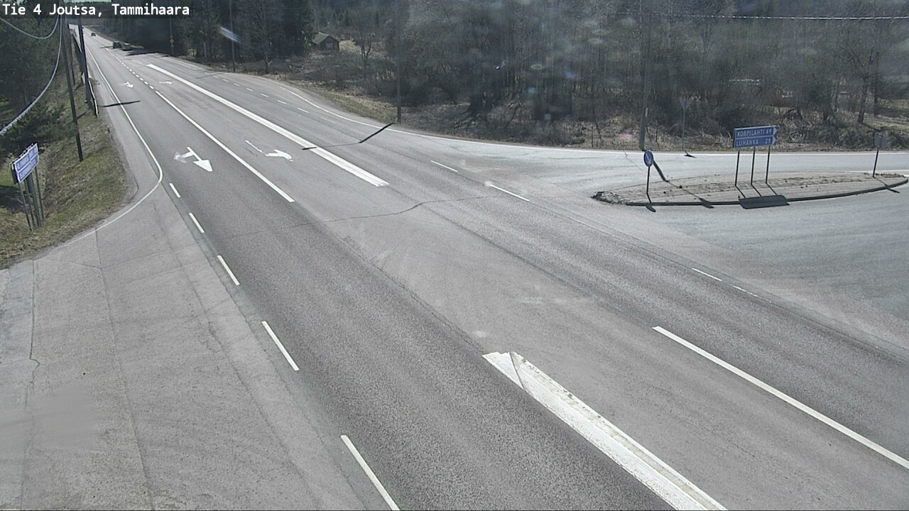 Weather Camera Image Väg 4 Joutsa, Tammilahti, Joutsa, Keski-Suomi