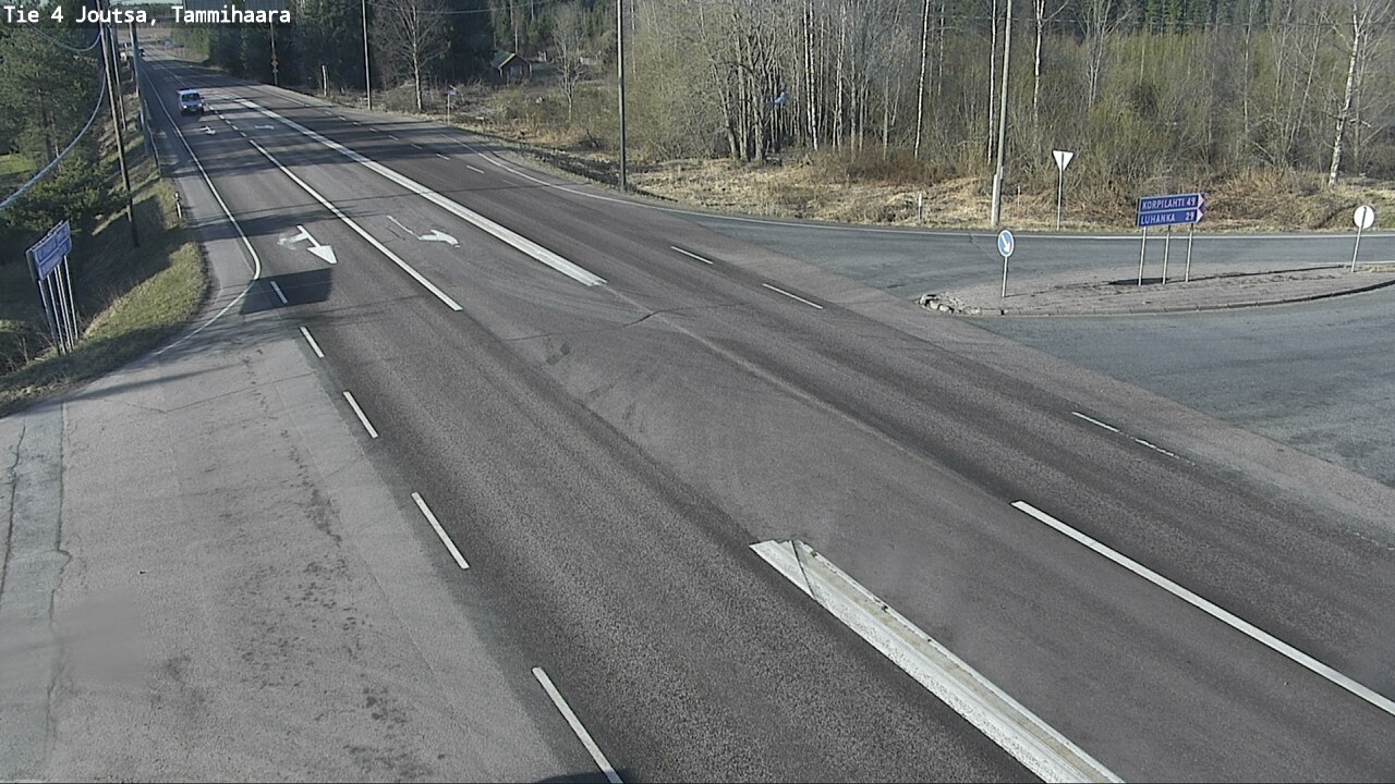 Weather Camera Image Väg 4 Joutsa, Tammilahti, Joutsa, Keski-Suomi