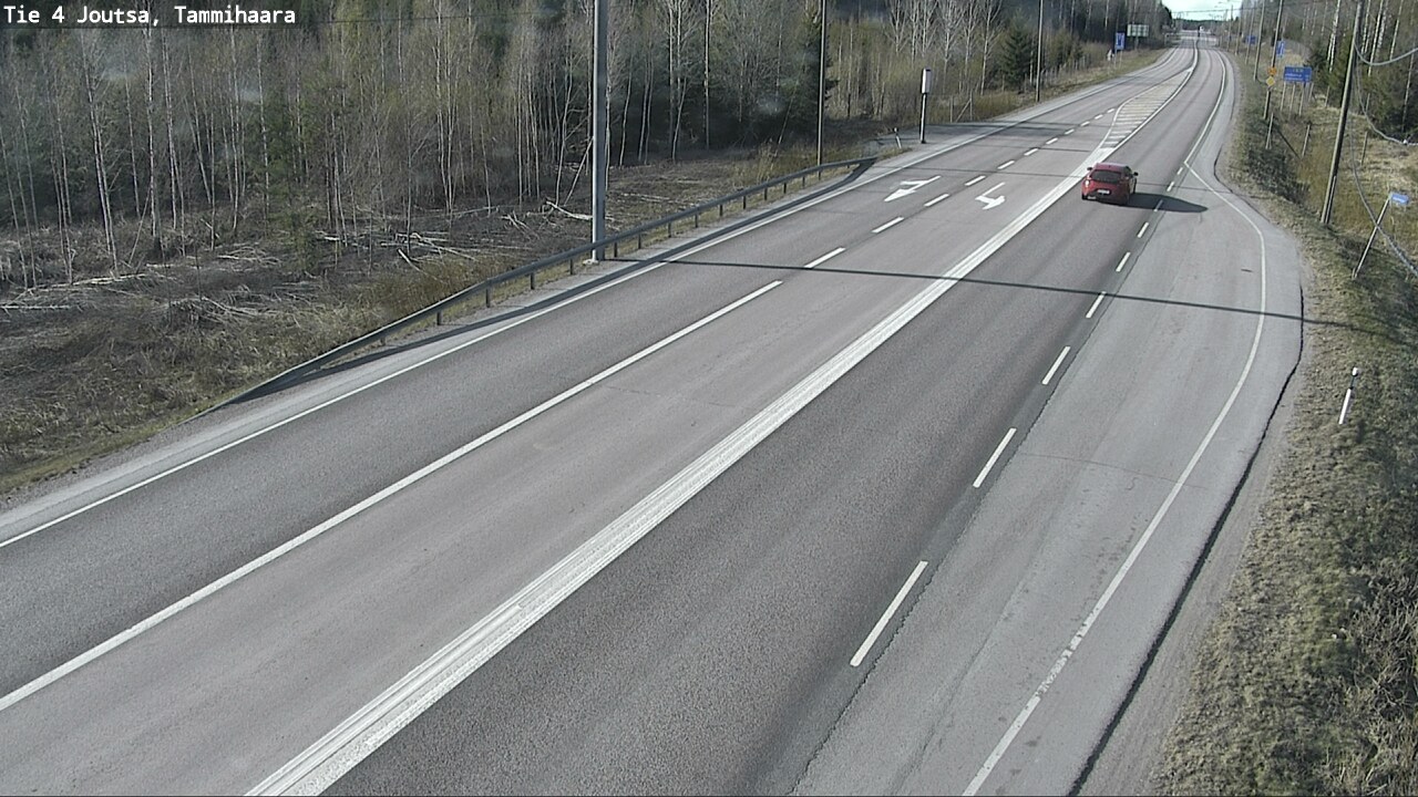 Weather Camera Image Väg 4 Joutsa, Tammilahti, Joutsa, Keski-Suomi