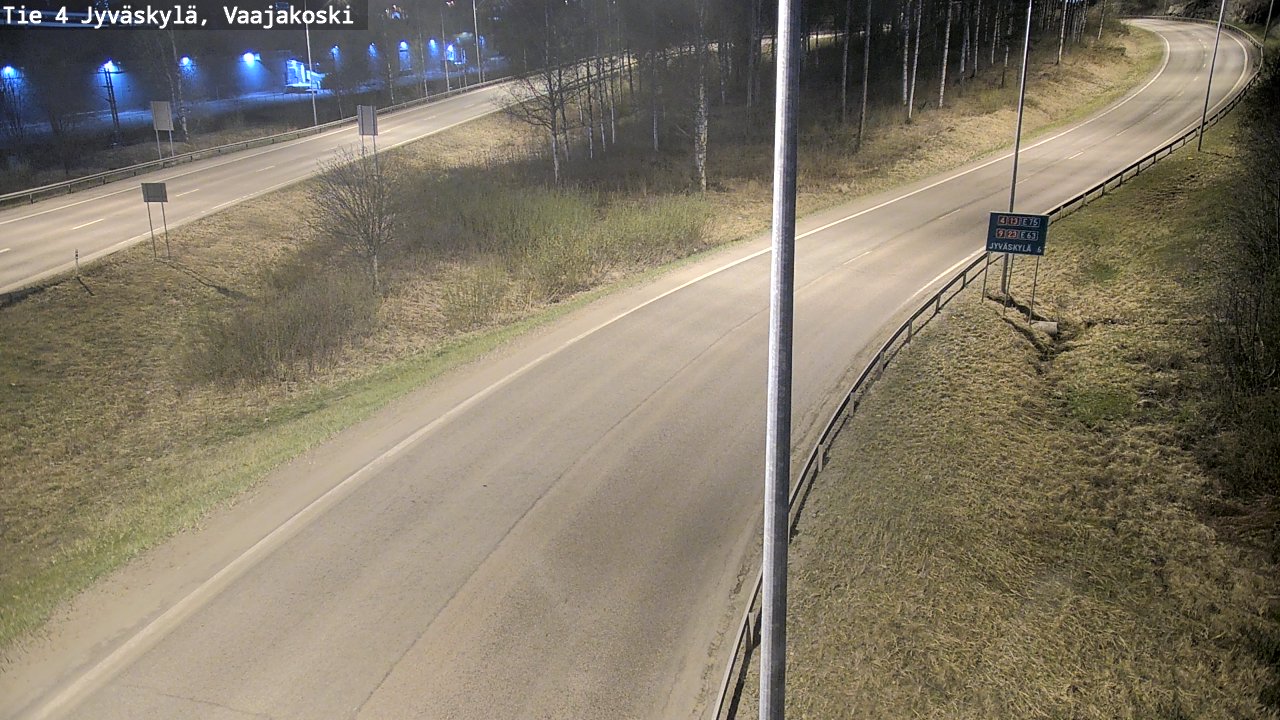 Weather Camera Image Road 4 Jyväskylä, Vaajakoski, Jyväskylä, Keski-Suomi