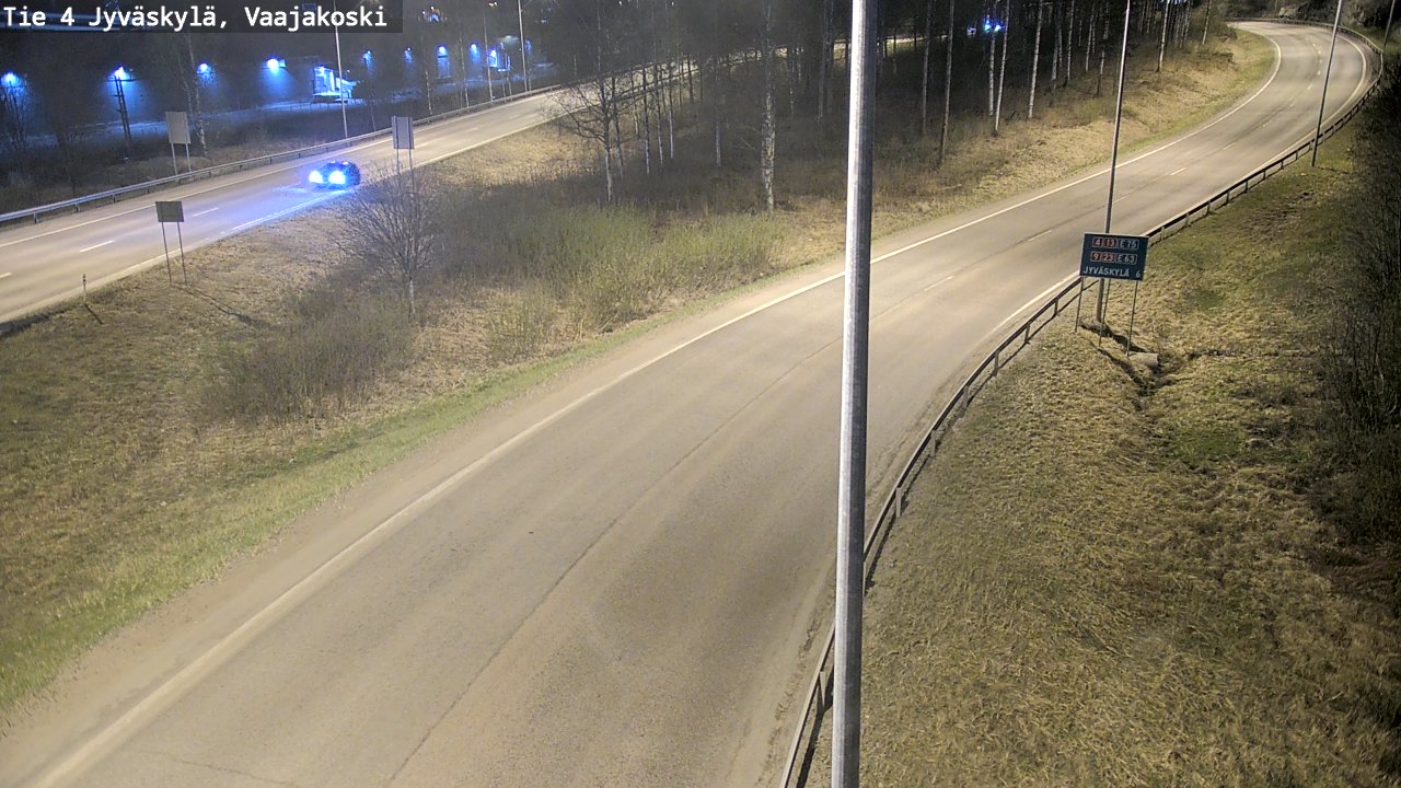 Weather Camera Image Road 4 Jyväskylä, Vaajakoski, Jyväskylä, Keski-Suomi
